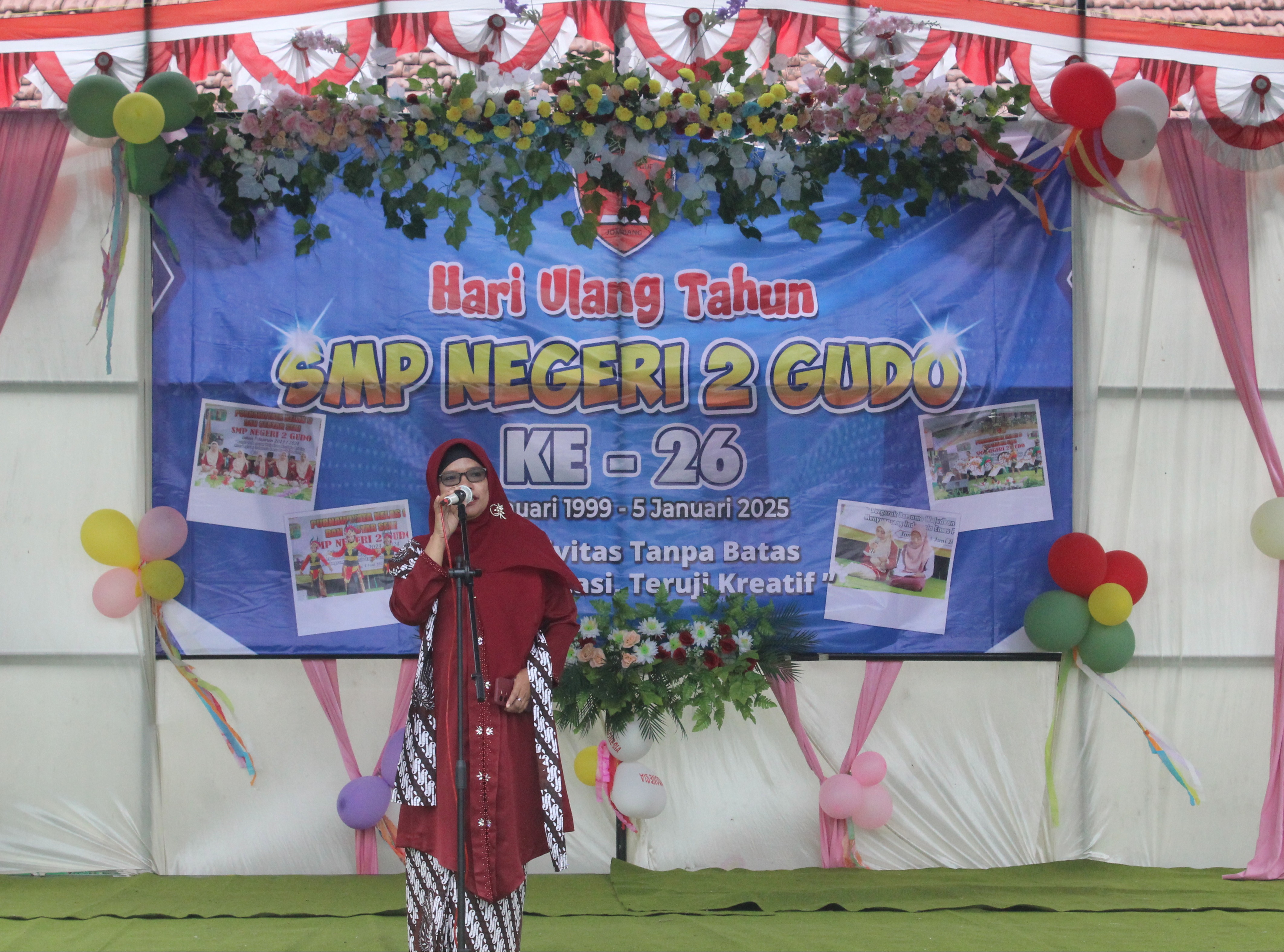 HUT SMP Negeri 2 Gudo dan Bazar Makanan